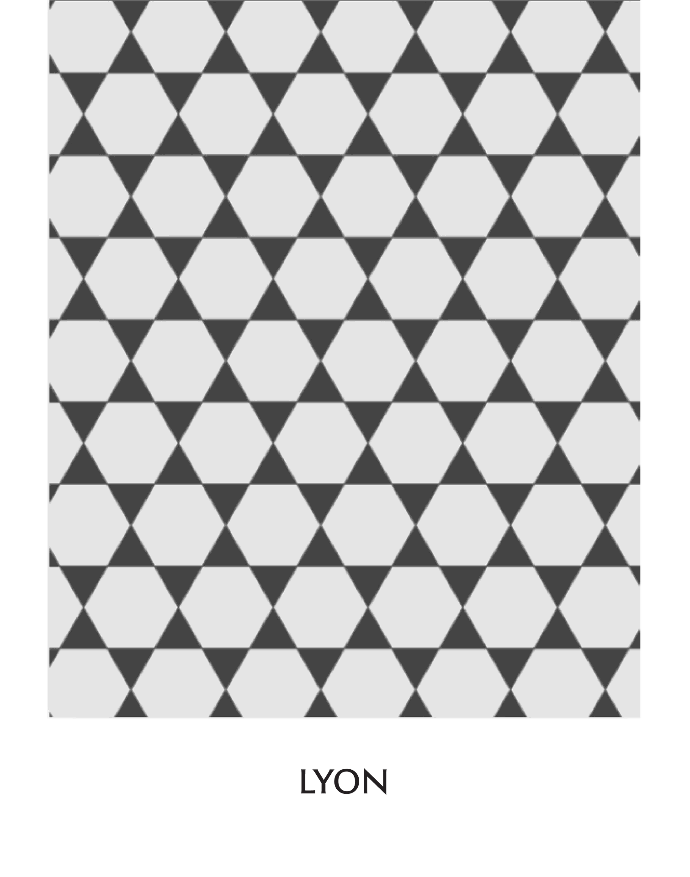 100mm Hexagons and 55mm Equilateral Triangle Dots