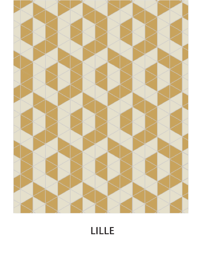 55mm Equilateral Triangle in split hexagon pattern