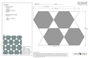 100mm Hexagons and 55mm Equilateral Triangle Dots