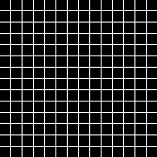 solid color - 3/4" square straight joint unglazed porcelain field- Face Taped