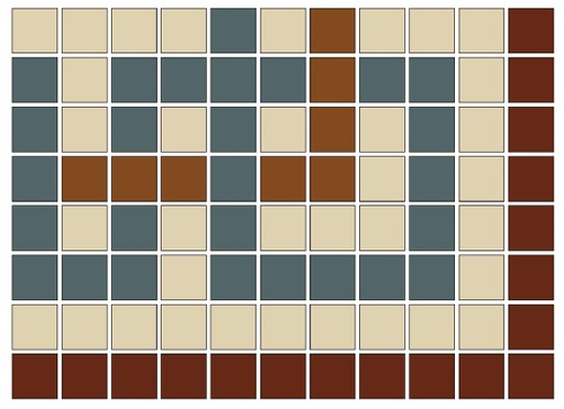 [SMPPXD02] Extended Doric Key Inside Corner - 3/4" square