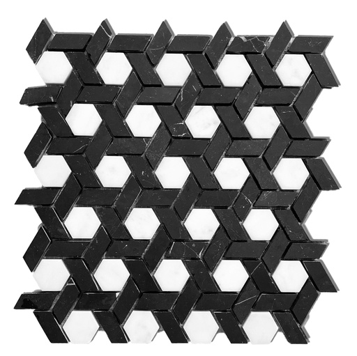 Marble Mosaics QuickShip Weave Lattice
