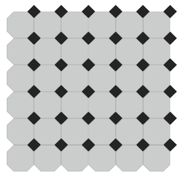 [VI100OCDO] 100mm Octagons and 35mm Dots 'Marseille'